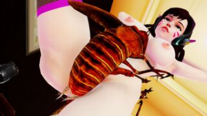 Overwatch Roach Hotel | D.va, Tracer & Widowmaker (4K) - Kantai Collection animation on Crohasit