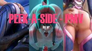 PEEK-A-SIDE – Mercy & Widow VS D.va & Kiriko [PMV/HMV] - ﻿3D animation on Crohasit