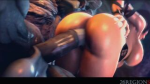 Pai Chan Vs Katakan [26RegionSFM] - ﻿3D animation on Crohasit