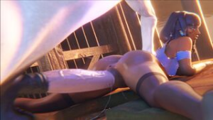 Pharah at the barn [TheBartender] - ﻿3D animation on Crohasit