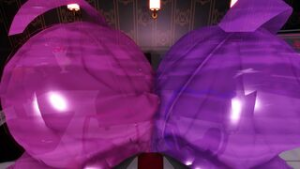 Play Video [MMD] Karaoke battle with transforming slime [Vampire] [WaruiSlimeDesu] - Hololive animation on Crohasit