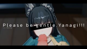 Please be gentle. Ms.Yanagi [60FPS][HD][Sound] - ﻿3D animation on Crohasit