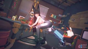 [Poison_KK] Miyabi ~ ZZZero - zenless zone zero animation on Crohasit