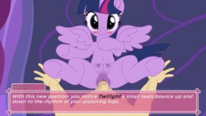 Pony Waifu Sim Twilight Sparkle 4 - My Little Pony Friendship is Magic animation on Crohasit