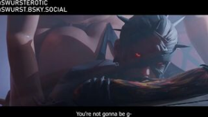 Pounding Malice (Invisible Woman) - ﻿3D animation on Crohasit
