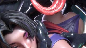 Psylocke Pounded by Venom - ﻿3D animation on Crohasit