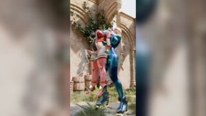 Pyra x Samus by milkygirls - ﻿3D animation on Crohasit
