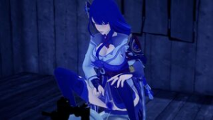 Raiden Shogun (NTR warning) - ﻿3D animation on Crohasit