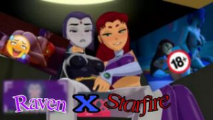 Raven X Starfire – Jackcal animal style - ﻿3D animation on Crohasit