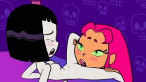 Raven and Starfire 2 [area] - DC Comics animation on Crohasit