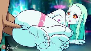 “Rebecca Getting Cyberfucked” [LewdSaiga] (MagicalMysticVA Voice) - Cyberpunk Edgerunners animation on Crohasit