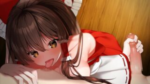 Reimu Hakurei Handjob [Haiba 09] - Touhou animation on Crohasit