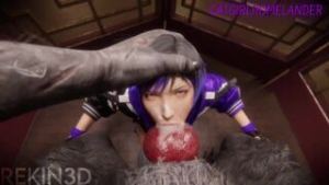 Reina’s very epic 1v1~ (audio fix) - ﻿3D animation on Crohasit