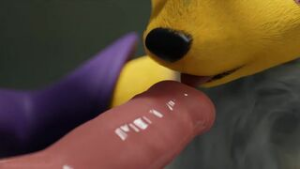 Renamon Doing her Best Job. - ﻿3D animation on Crohasit