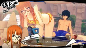 Revenge on the Beach – Persona 5 - ﻿3D animation on Crohasit