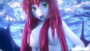 Rias Gremory POV underwater riding cowgirl - ﻿3D animation on Crohasit