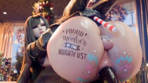 Riding The Naughty List [FUTA][NO WM][TDonTran][4K60FPS] - ﻿3D animation on Crohasit