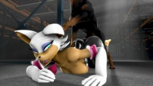 Rouge With Dog [Dicesfm | viceSFM] - ﻿3D animation on Crohasit