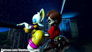Rouge getting Fisted – Stuntman Shocking Lopez - Sonic the Hedgehog animation on Crohasit