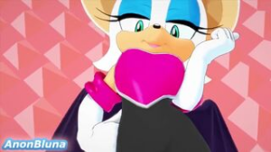 Rouge the Bat [AnonBluna] - ﻿3D animation on Crohasit