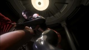 SFM VR 3D Latex Futa Mistress Fucks Male Slave Anal - ﻿3D animation on Crohasit
