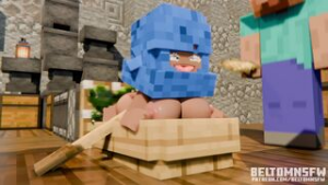 SHEEP STUCK IN BOAT ! FUCK MACHINE – Minecraft ANIMATION (BeltomNSFW) - ﻿3D animation on Crohasit