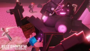 STEVE ADVENTURES ( ENDERDRAGON X STEVE ) – Minecraft ANIMATION (BeltomNSFW) - ﻿3D animation on Crohasit