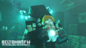 STEVE ADVENTURES : WARDEN X ALEX – Minecraft ANIMATION (BeltomNSFW) - ﻿3D animation on Crohasit