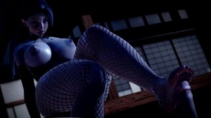 Sage in Fishnets (VALORANT) - ﻿3D animation on Crohasit
