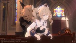 Saint like Barbara [JibrishNSFW] - ﻿3D animation on Crohasit