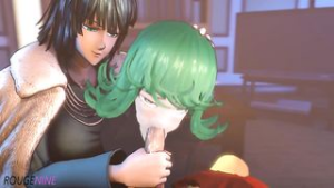Saitama get’s a blowjob - ﻿3D animation on Crohasit