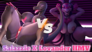 Salazzle X lovander HMV - ﻿3D animation on Crohasit