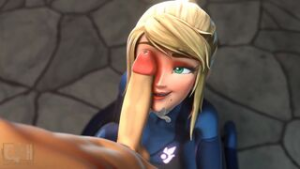 Samus Aran Blowjob Godess [Cumminham] - ﻿3D animation on Crohasit