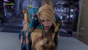 Samus With Doggo ~ Completo - ﻿3D animation on Crohasit