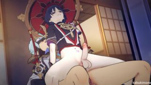 Scaramouche’s sex - Genshin Impact animation on Crohasit