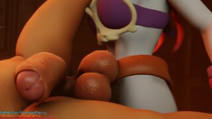 Shantae Threesome [Pixel Perry][4K] - ﻿3D animation on Crohasit