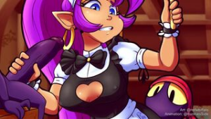 Shantae x Tinkerbats [Beachside Bunnies + Biffalo] - Shantae animation on Crohasit