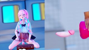 Sharing the senses ~Magic masturbator version~ Aqua ver. (Futanari) [ブラン] - Hololive animation on Crohasit
