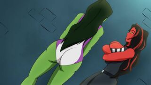 She-hulk gets Wedgied (By the-killer-wc) - Marvel animation on Crohasit