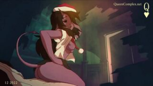She made it on the nice list - 2D animation on Crohasit