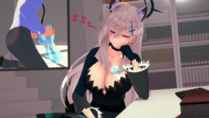 Shiroko nipple fuck - blue archive animation on Crohasit