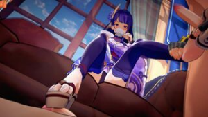 Shogun Raiden_Genshin Impact [Bazett] - Genshin Impact animation on Crohasit
