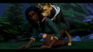 Sims 4 – Werewolf Jade loves Dogmeat - ﻿3D animation on Crohasit