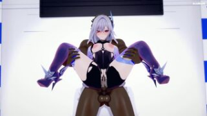 Skirk x mob sex video (Genshin impact) NTR - ﻿3D animation on Crohasit
