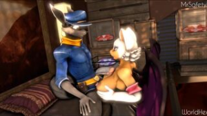 Sly Cooper x Rouge the Bat – MrSafetyLion - Sly Cooper animation on Crohasit