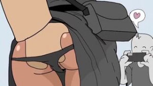 Sneaky sex with Mascot - 2D animation on Crohasit