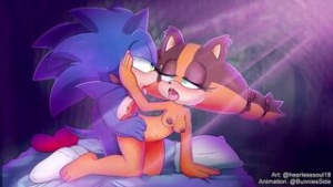 Sonic and Sticks [beachside bunnies & hearlesssoul] - Sonic the Hedgehog animation on Crohasit