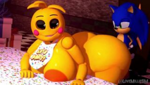 Sonic’s Birthday Party - Five Nights at Freddy's animation on Crohasit