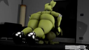 Springtrap alone with Plushtrap - ﻿3D animation on Crohasit