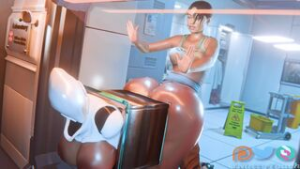 Stuck in the Lab [Futa/Futa] [NuttyTouch] - ﻿3D animation on Crohasit